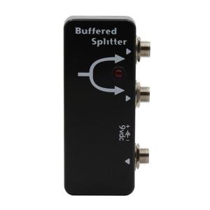 Converter Splitter Pedal Prevents Signal Loss in Double Amplifier Configurations Buffer Output Pedal Metal Texture