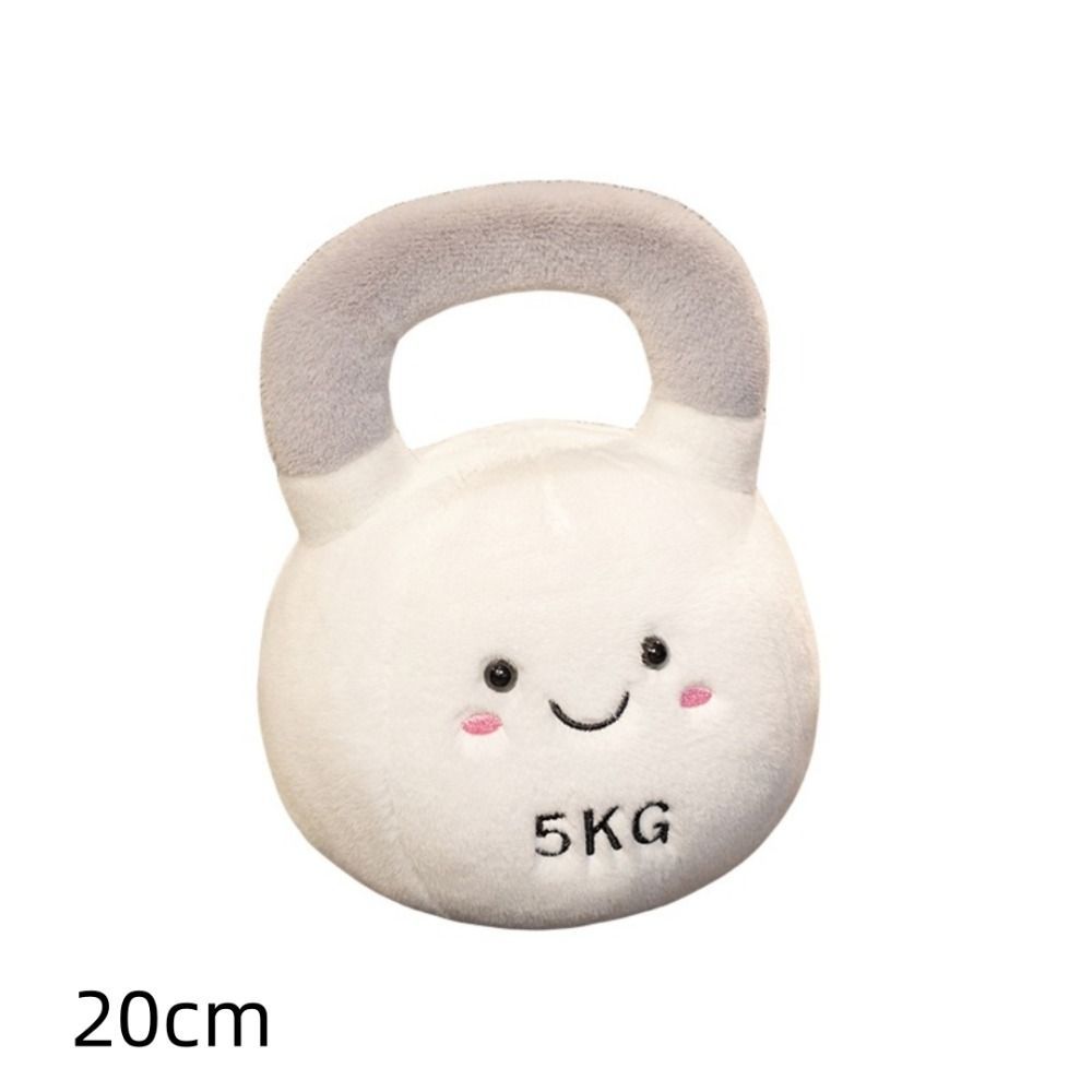 Plush Kettlebell And Dumbbell Cushion Gym Decor Stuffed Pillow_voghion.com