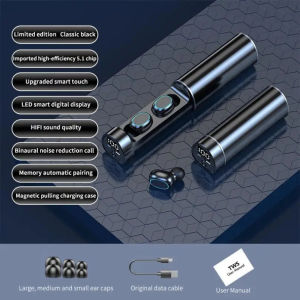 N21 TWS Wireless Headphones Bluetooth Earphone Touch Control Earbuds Noise Reduction Sport Headset With Mic Hearing Aid Handfree