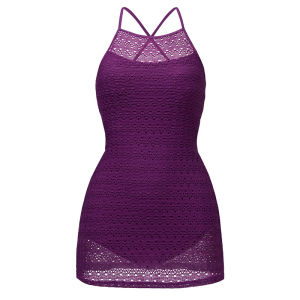 Lyseacia Đồ bơi một mảnh nhún bèo phụ nữ dễ thương thời trang Đồ Bơi Một Mảnh Cổ Chữ V sâu thời trang Bộ Đồ Tắm miếng mềm dây buộc hở lưng màu đen bóng loáng cho nữ