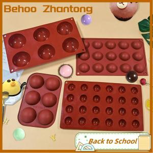 Behoo ถาดอบขนมแม่พิมพ์ซิลิโคนช็อคโกแลตบอล1ชิ้นแม่พิมพ์ซิลิโคนแม่พิมพ์เค้กอมยิ้มเครื่องมืออบในครัว