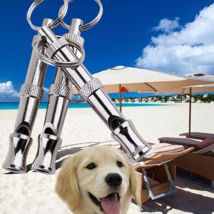 CUTE ELVES Ultrasonic Design Adjustable Sound Training Dog Pet Supplies Puppy Obedient Portable Whistle Dog Whistle Whistle Supersonic Whistle Whistle Key Chain