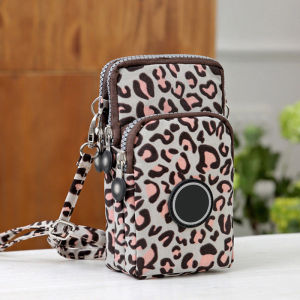 【Muswannas】Sports Wallet Phone Bag For Mobile Shoulder Bags Pouch Case Belt Handbag Purse Coin Wallet Retro Key Holder Small Money Bag