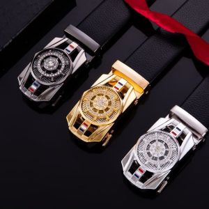 in stock Season to run belt mens belt automatic buckle casual everything simple tide