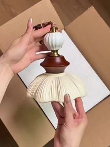 SXH French-style mid-century hallway corridor and entryway with a cream-colored ceiling light vintage restaurant and bedroom bedside pendant light