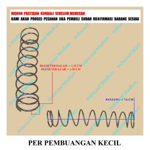 PBK PER PEMBUANGAN MESIN CUCI / PER SPRING PEGAS / PER PEMBUANGAN MESIN CUCI KECIL