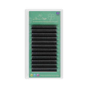 GLAMLASH 4D W Shaped Eyelash Lashes Easy Fan Eyelash Extensions Wholesales YY Premade Volume 12 Rows W Style Natural Soft