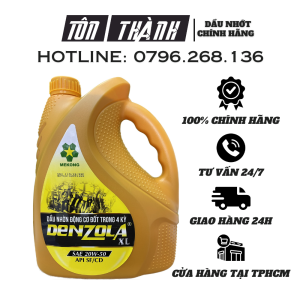 [ HÀNG CHÍNH HÃNG ] Dầu nhớt Denzola XL 20w50 Mekong (4 Lít)