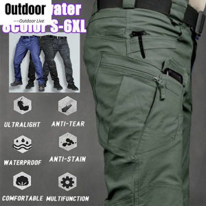 COD IX7 Mens Waterproof Tactical Pants Elastic Composite Fabric Army Cargo Pants Versatile Outdoor Sports Hiking Pants