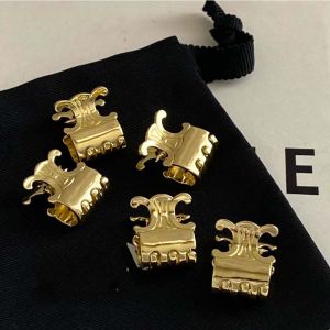 FGHJDTGD Vintage Fashion Gold Girls Headdress Hair Grab Temperament Korean Style Hairpin Alloy Hair Clip Small Hair Claw Womens Barrette