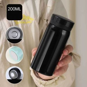 Mini Thermal Bottle Vacuum Tumbler 200 Stainless Steel Insulated Leakproof Portable Coffee Cup Travel Daily Use