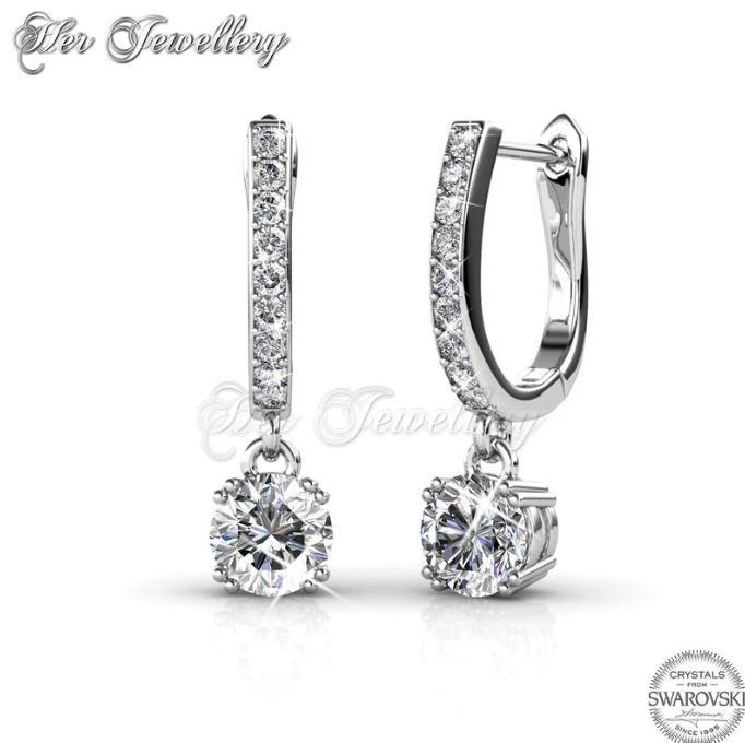 Anting Premium Austria Her Jewellery Enchanted Hoop Earrings