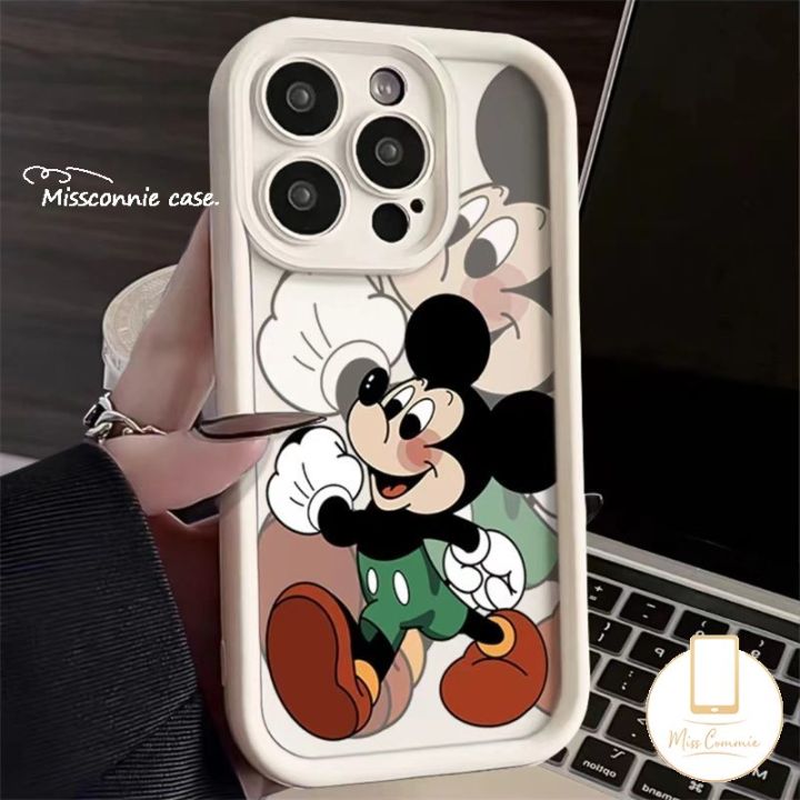 MissConnie Cartoon Cute Mickey Mouse Soft Case Compatible for