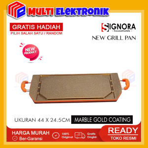 Signora New Grill Pan / Alat Panggang Anti Lengket Free Hadiah