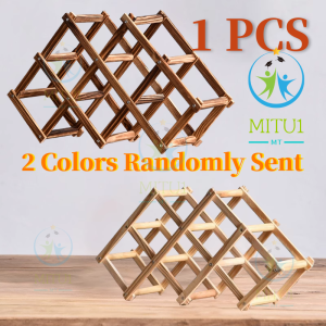 Wine Glass Rack - Bamboo Holder Cup Hanging Shelf Organizer for Home Bar Restaurant