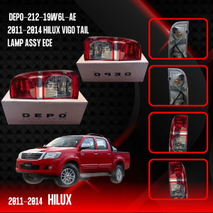 HILUX VIGO TAIL LAMP DEPO-212-19W6R-AE 2011-2014 ASSY ECE. LEFT/DRIVER  SIDE