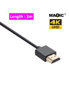 Ultra Slim Flexible Thin 4K HDMI 2.0 Cable Male - Male with High Definition of 1080P SG LOCAL STOCK