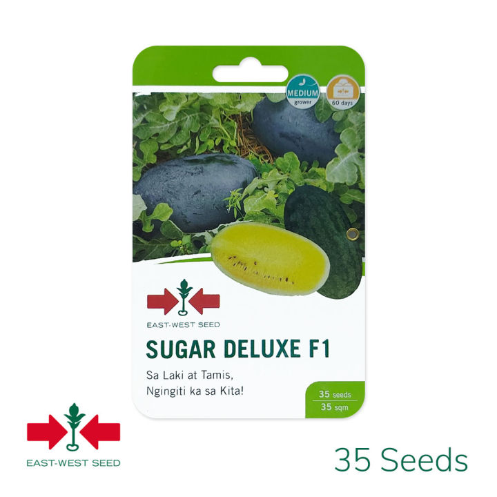 Eastwest Seed [SUGAR DELUXE F1] Pakwan/Watermelon Go Grow Pack | Lazada ...