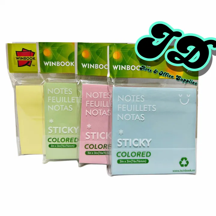 Sticky Notes (3x2, 3x3, 3x4) [100 sheets/pad] | Lazada PH