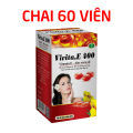 Vivita.E 400 (chai 60 viên) ROXTECH bổ sung vitamin E 400iu giúp đẹp da, ngừa lão hóa da - 60 viên. 