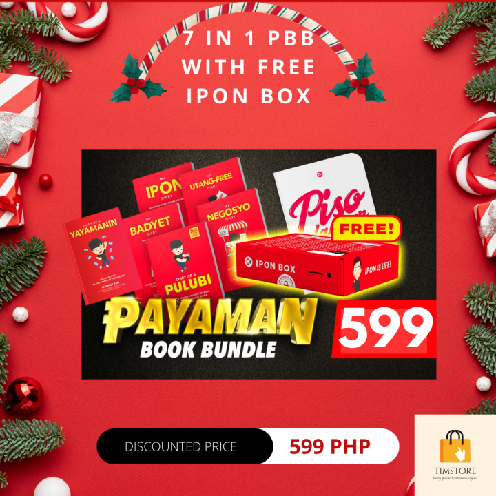 7 in 1 Piso Planner Payaman Book Bundle with FREE IPON BOX (Ipon Badyet ...