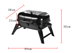 XPX Portable Charcoal Grill Small Tabletop Charcoal Grill 18 inches Folding