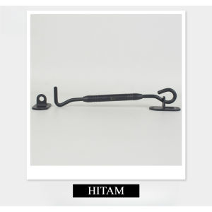 Hak Angin Lamskar Cantolan Kait Jendela 8 Inch Stainless Weldom Anti Karat Kuat Tahan Lama