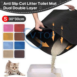 V.TOP Alas Kucing Pasir Alas Kotoran Kucing Lapisan Ganda Ganda