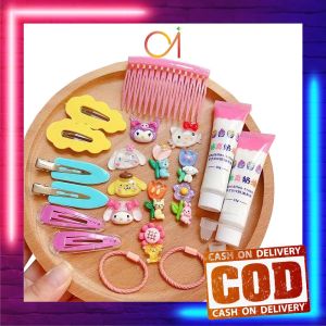 AI-C776 Menghias Jepitan Karet Aksesoris Rambut Anak dengan Cream Import / Jepit Rambut DIY Set With Clay Decorating Hair Pin Korean Style
