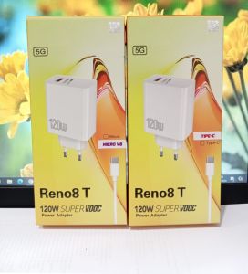 Charger OPP RENO8 T 5G 120W Super Vooc Power Adapter Fast Charging