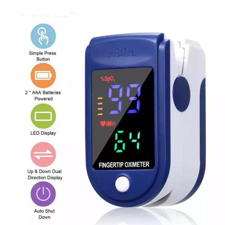 Oximeter Pulse Alat Saturasi Oksigen Oksimeter Flowmeter Oksigen LK87