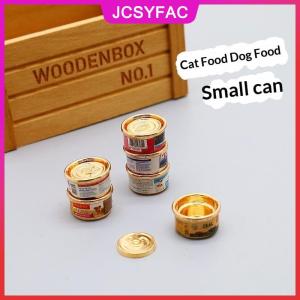 JCSYFAC 1 5PCS giả vờ chơi đồ chơi 1 12 Dollhouse mô phỏng mèo chó có thể Mini Pet thực phẩm đồ chơi búp bê nhà nhà trang trí