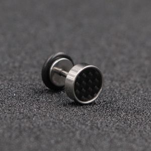 D60/62 Korean punk earrings drop oil titanium steel earrings rock crostar men
