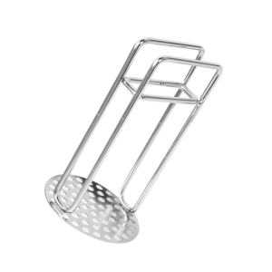 Premium Stainless Steel Potato Press Masher Multi Function Vegetable Fruit Mashing Tool Ergonomic Design Non Slip Handle Efficient Grinding Durable Rustproof Kitchen Accessory Ideal For Home Kitchen And Baby Food Preparation