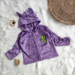 Jaket bayi bulu embos 3-24 bulan / jaket bayi murah / jaket bayi hangat / jaket bayi lembut