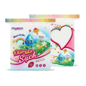 Khăn Khô Đa Năng Cho Bé MIPBI Vải Không Dệt Cao Cấp Mềm Mịn Siêu Thấm Hút Không Bụi Bông Thay Thế Khăn Ướt Vệ Sinh Cho Bé An Toàn Tuyệt Đối