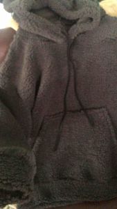 Áo hoddi lông dáng rộng cho nam và nữ