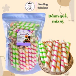 Bánh Quế Nhân Kem Mix Vị 500g Bò Đội Nón