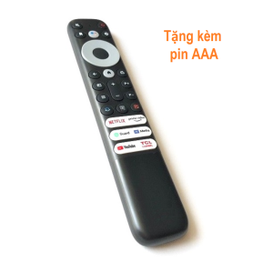 Remote Dùng Cho TV TCL Điều Khiển Tivi Tcl Bằng Giọng Nói RC902V FMR3 Smart TV Netflix FPT Play YouTube Tặng Kèm Pin AAA