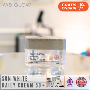 MS Glow Whitening Day Cream - Sunglow Sunwhite Krim Siang MS Glow Ori - MS Glow Office Store