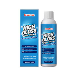 Jakehoe high-gloss acrylic varnish painted artwork painting easy to apply film-forming quick-drying care oil
