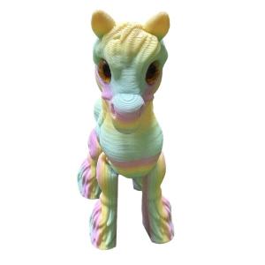 Movable Joints Little Horse Sculpture 3D Printing Decorative Craft Ornament For Office Desk And Children Activity