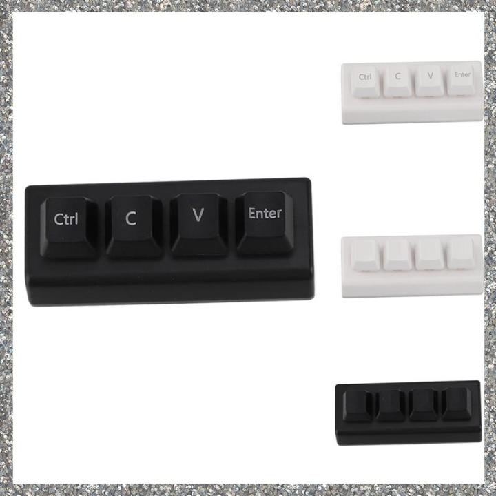 (NFHU) 4 Keys Programmable Keypad Red Switch Ctrl C V Enter Mini ...