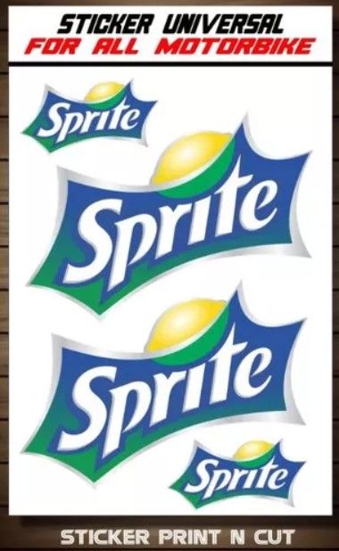 stiker set logo emblem Sprite Fanta Bengbeng