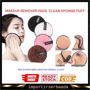 IMP - Makeup Remover Pads / Clean Sponge Puff Kain Penghapus Makeup Bisa Dipakai Berulang Kali