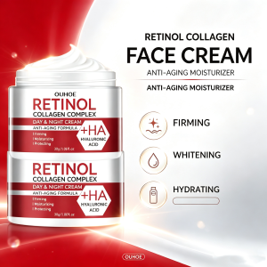 OUHOE Retinol Collagen Complex Day & Night Cream Anti-Aging Moisturizer Firming Whitening Hydrating