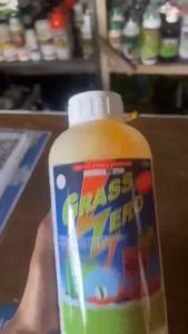 [BEST KILLER] Grass Zero 1 Liter - Safe Effective Weed Killer Solution for More Than 100 Weeds