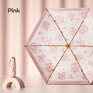 Portable Mini Umbrella for Women UV Coating Folding Lightweight sunscreen Sun Umbrella Small pocket Umbrella