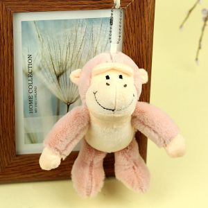 ONFIN Gorilla Orangutan Keychain Stuffed Animals Plush Doll Monkey Key Ring Wedding Gift Cartoon Orangutan Plush Toy Bag Pendant