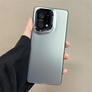 Jingsanc Laser Matte Casing For OPPO Find X5 Pro 5G Phone Case Hard Acrylic Bumper Shockproof Camera Protection Simple Back Cover A46-2